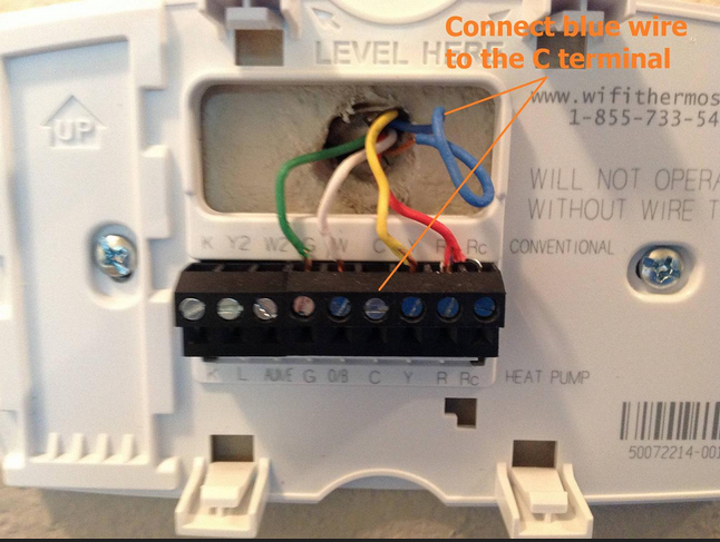 connecting thermostat wires
