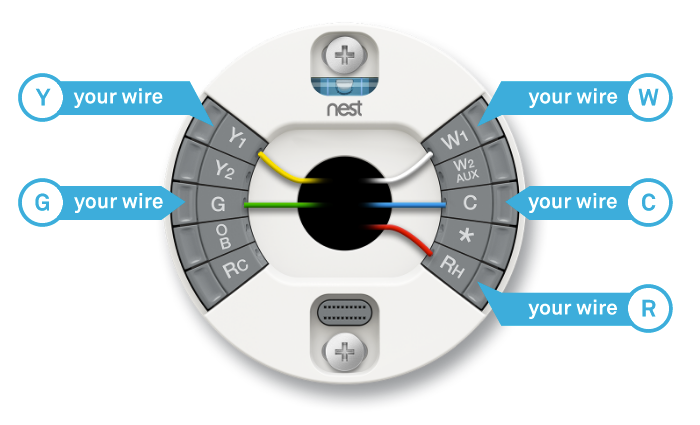 nest thermostat wiring layout