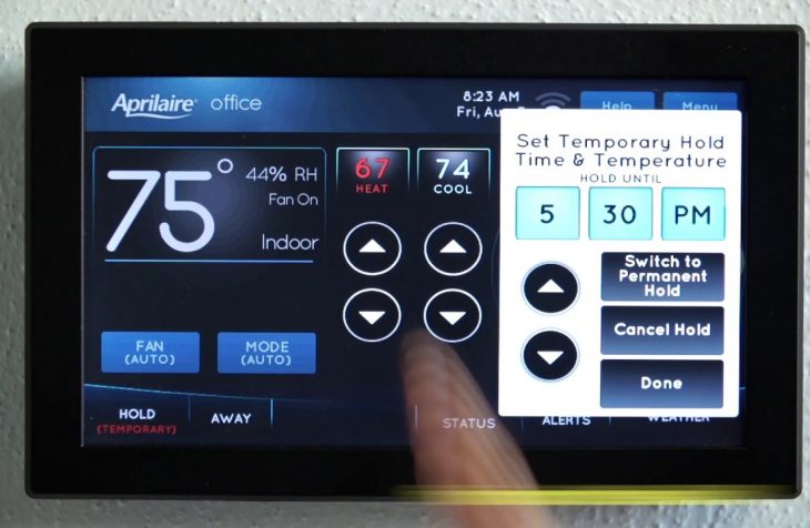 Aprilaire Thermostat Troubleshooting Guide