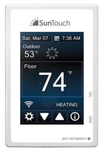 suntouch connect wifi enabled touchscreen programmable thermostat