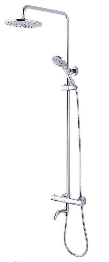 crw thermostatic rain shower system mixer faucet