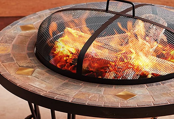 Fire Pit Wood Deck Pads
