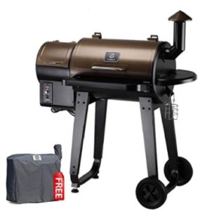 Z-Grills Wood Pellet Grill Smoker Combo